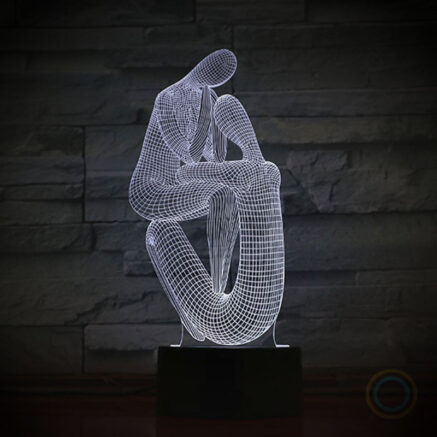 Absract Talk and Forgive LED Night Light