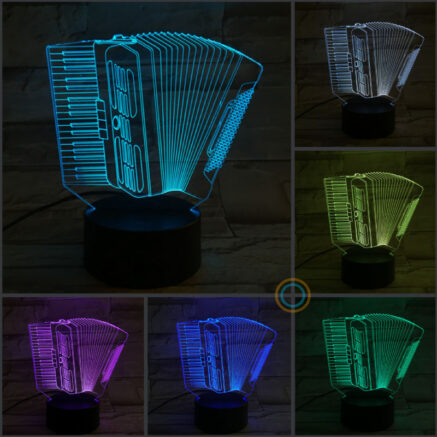 Accordion Night Light Musical Touch LED Lamp