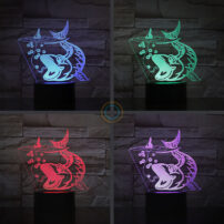 Acrylic LED Lamp Fishing Night Light