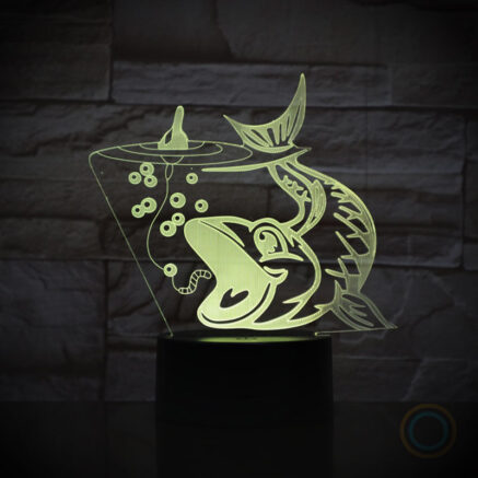 Acrylic LED Lamp Fishing Night Light