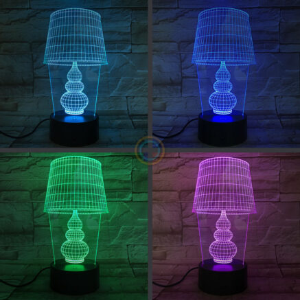 Acrylic LED Touch Desk Lamp RGB Lights