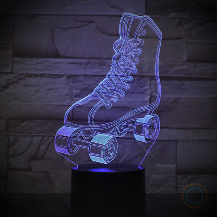 Acrylic Touch Lamp Roller Skate Light