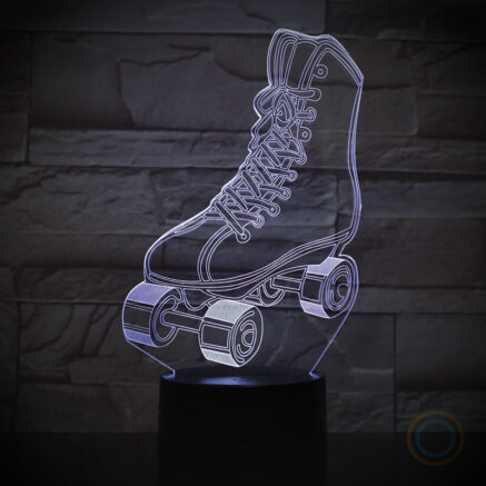 Acrylic Touch Lamp Roller Skate Light