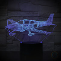 Aeroplane Low Wing Airplane Night Light