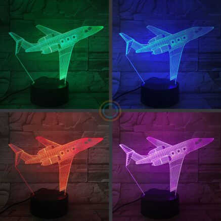 Aeroplane Night Light Private Jet Lamp