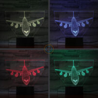 Airplane Desk Lamp LED Illusional Light