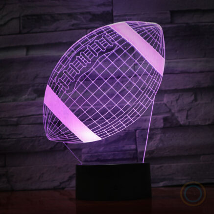American Football Night Light Rugby Lamp