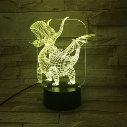 Baby Dragon Night Light Charizard Desk Lamp