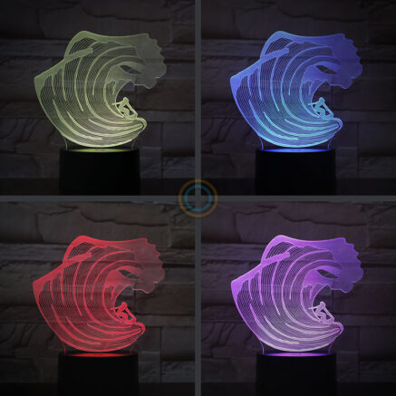 Big-wave Surfing Desk Lamp Night Light