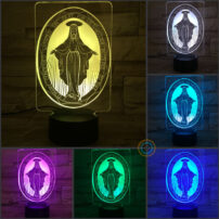 Blessed Virgin Mary Night Light Lamp