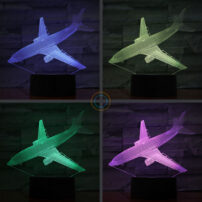 Cargo Aircraft Night Light LED Remote Lamp