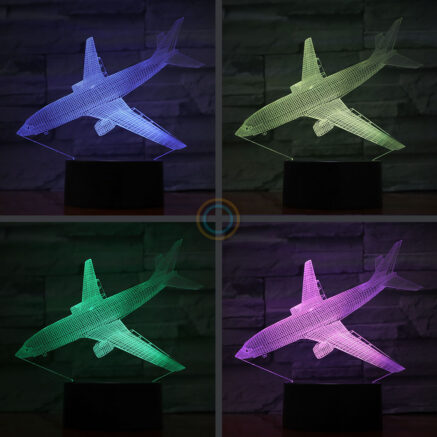Cargo Aircraft Night Light LED Remote Lamp