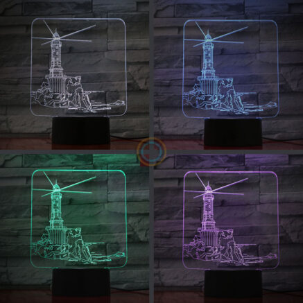 Cliff Lighthouse Night Light Pharos Lamp