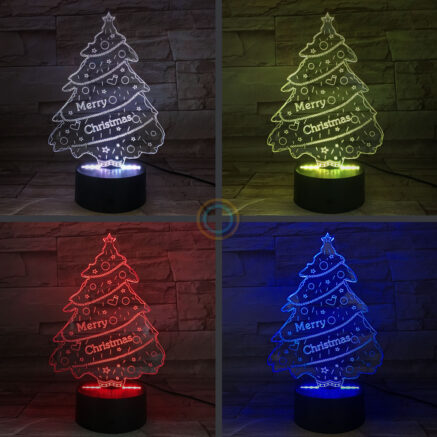 Desk Christmas Tree Lamp Touch Light