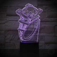 Desk Jewelry Lamp LED Ring Night Light