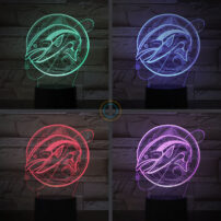 Desk Lamp Night Light for Fishing Lovers