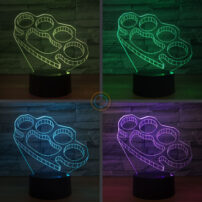 Desk Lamp Self-defence Kunckle Light