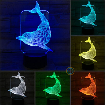 Dolphin Night Light LED Lamp for Kids