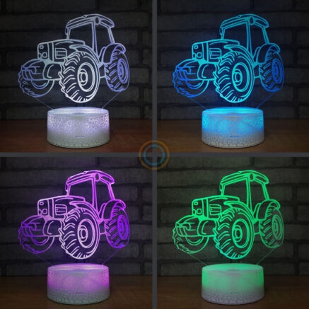 Farm Tractor Night Light Touch Desk Lamp