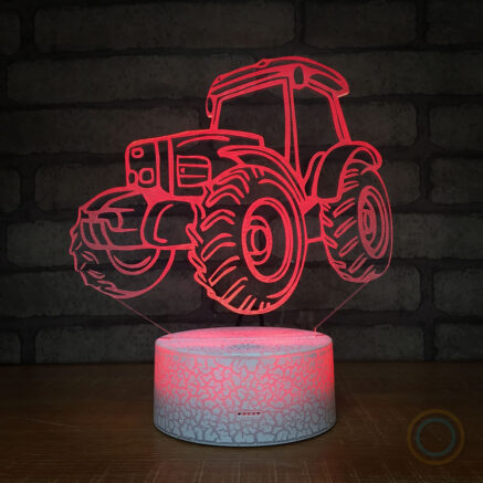 Farm Tractor Night Light Touch Desk Lamp