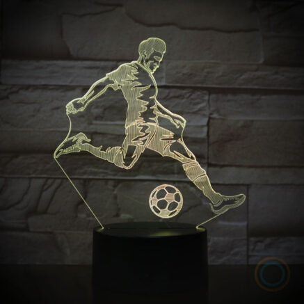 Football Player Night Light for Soccer Lovers