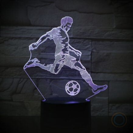 Football Player Night Light for Soccer Lovers