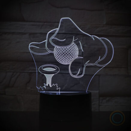 Golf Tee LED Acrylic Night Light Lamp