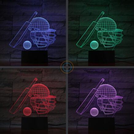 Helmet Ball Cricket Night Light LED Lamp