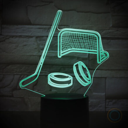 Ice Hockey Night Light Acrylic Lamp LED