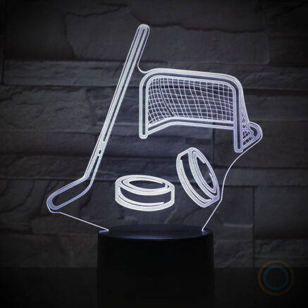 Ice Hockey Night Light Acrylic Lamp LED