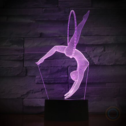 Illusion Lamp Hoop Exercise Night Light