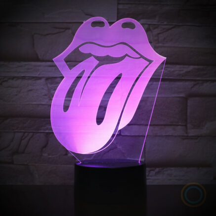 LED Lip Tongue Night Light Party Decor