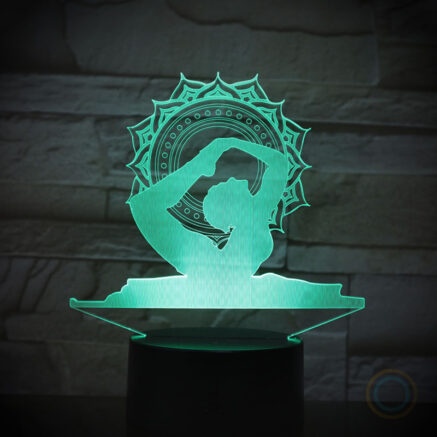 LED Night Light Yoga Full Bow Pose