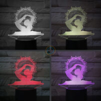 LED Night Light Yoga Full Bow Pose