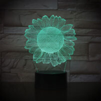 Helianthus Sunflower Desk Lamp Green