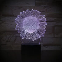 Helianthus Sunflower Desk Lamp White RGB