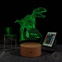 Green Roarr T-Rex Desk Lamp Modern Dinosaurs Light