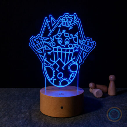 Doodle Cookie Monster Night Light Blue
