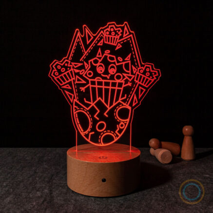 Doodle Cookie Monster Night Light Red