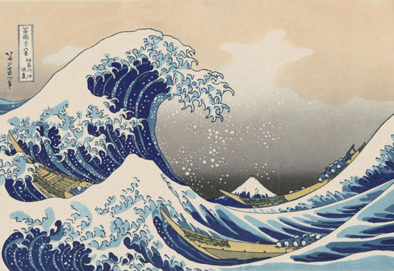 Behind the Great Wave at Kanagawa