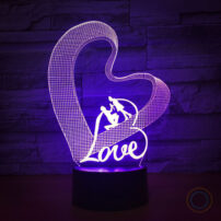Loving Couple Night Light Romantic Lamp