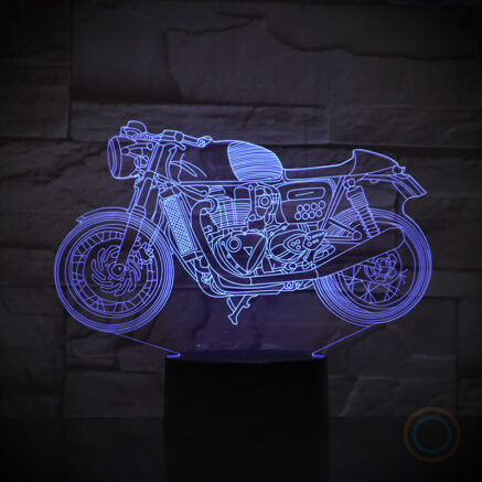 Motorcycle Night Light LED Acrylic Lamp