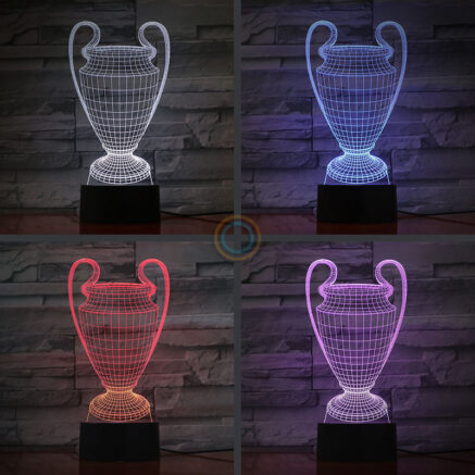 Optical Illusion Champion Trophy Night Light