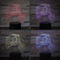 Optical Night Light LED Motorcross Bike Lamp