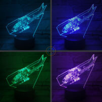Plastic LED Lamp Martial Helicopter Light
