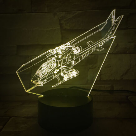 Plastic LED Lamp Martial Helicopter Light