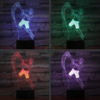 Player Lacrosse Night Light LED Lamp