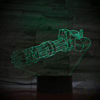 Playroom Decor Light Machine Weapon Lamp