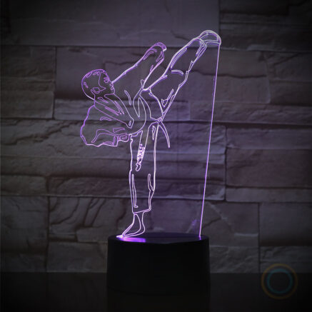 Remote Illusion Desk Lamp Karate Judo