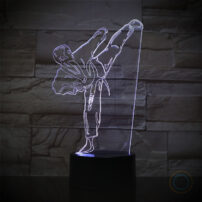 Remote Illusion Desk Lamp Karate Judo
